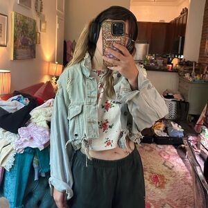 carmar LF distressed denim jacket